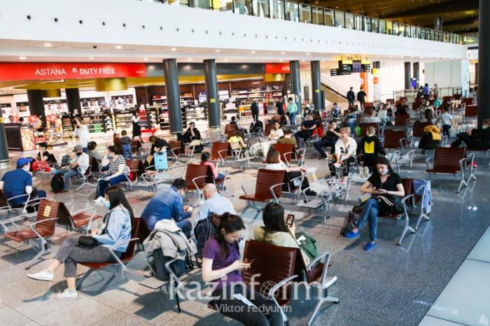 За сутки в Казахстан прибыло 3 025 авиапассажиров с ПЦР-справками