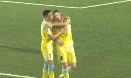 Видео второго гола Томасова матча Премьер-Лиги «Кайсар» — «Астана»