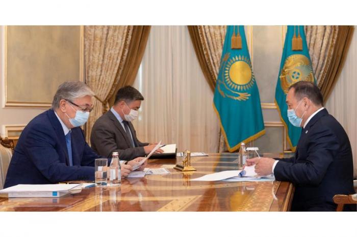Касым-Жомарт Токаев принял заместителя Премьер-Министра Ералы Тугжанова