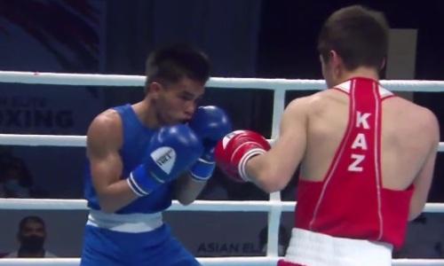 Видео боя, или Как первый казахстанец уверенно вышел в финал чемпионата Азии по боксу