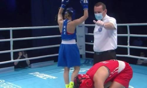 Видео нокаута, или Как казахстанка в первом раунде выиграла «золото» чемпионата Азии по боксу