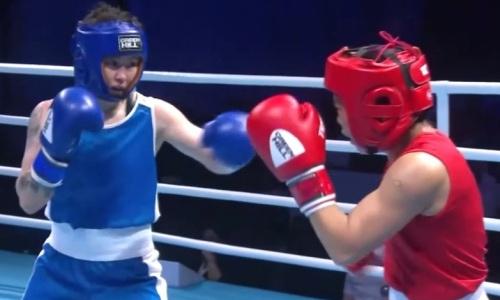 Видео полного боя, в котором казахстанка лишила легенду мирового бокса «золота» ЧА-2021