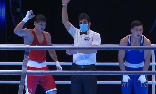 Вице-чемпион мира из Казахстана отправил в нокдаун узбека, но проиграл ему бой за «золото» ЧА-2021