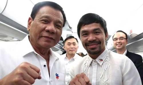 Президент Филиппин назвал Пакьяо одним из своих преемников