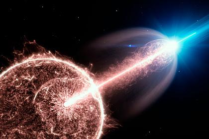 Гигантский космический взрыв обрушил на Землю высокоэнергетические частицы