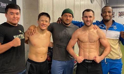 Казахстанские файтеры продолжают подготовку к боям в UFC в США