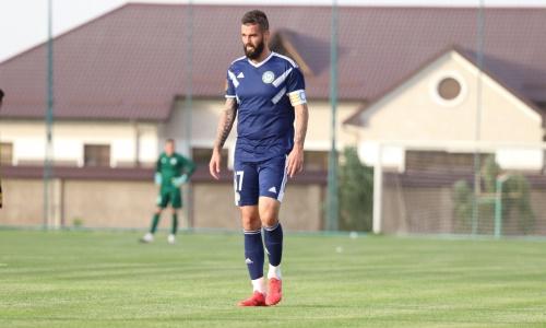 Защитник «Ордабасы» сыграл 100-й матч за клуб в Премьер-Лиге