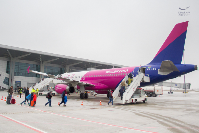 Самолет Wizz Air 
