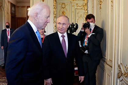 Встреча Путина и Байдена завершилась