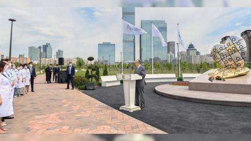 Новый мемориал в Нур-Султане открыл Президент Токаев
