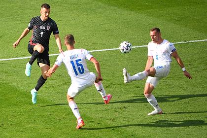 Хорватия сыграла вничью с Чехией в матче чемпионата Европы