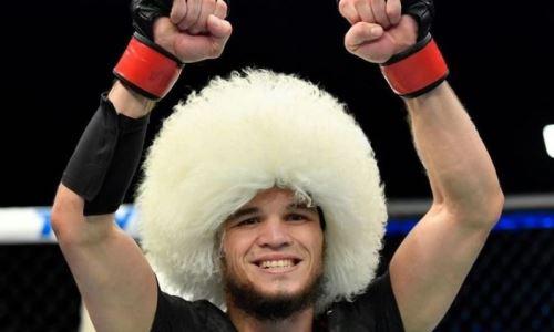 «С любым подрался бы». Брат Хабиба Нурмагомедова после победы над казахстанским бойцом бросил вызов «топам» UFC