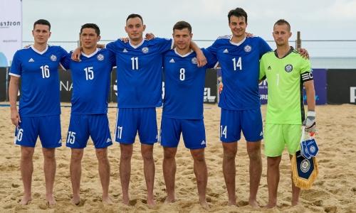 Сборная Казахстана по пляжному футболу пропустила семь голов в матче отбора на ЧМ-2021