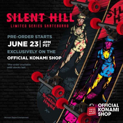 Konami выпустит ограниченную серию скейтбордов с дизайном Silent Hill