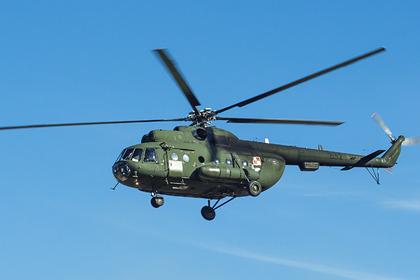 В Ленинградской области упал военный вертолет
