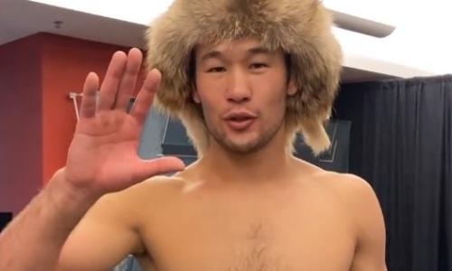 Шавкат Рахмонов обратился к казахстанцам после второй победы в UFC. Видео