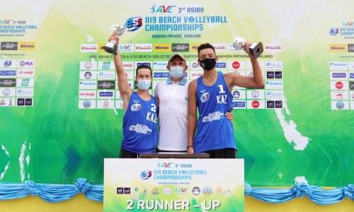 Казахстанцы завоевали «бронзу» юношеского чемпионата Азии по пляжному волейболу