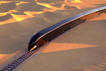 Обнародован проект роскошного стеклянного поезда за десятки миллионов долларов