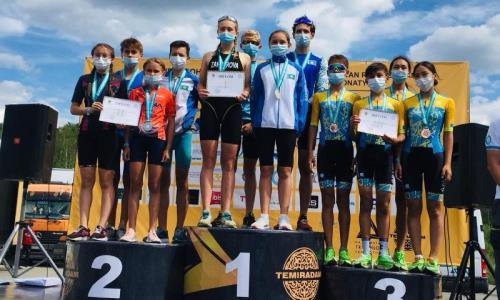 Акмолинские триатлонисты выиграли чемпионат Казахстана