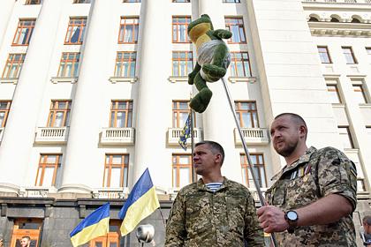 На Украине протестующие ветераны-силовики потребовали встречи с министрами