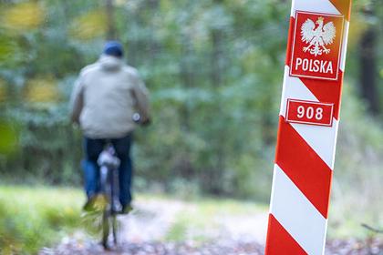 Польские пограничники забрали велосипед у белоруса