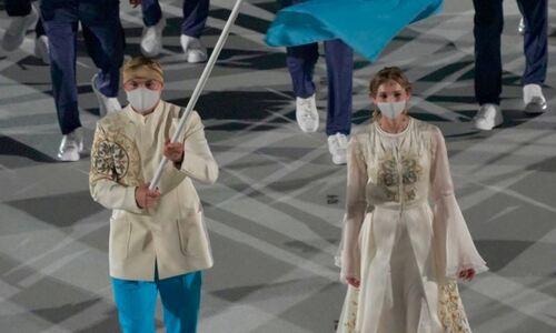 Мир восхищен красотой казахстанского знаменосца на открытии Олимпиады-2020. Фото