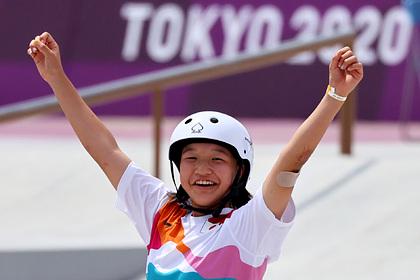 13-летняя японка завоевала золото Олимпиады