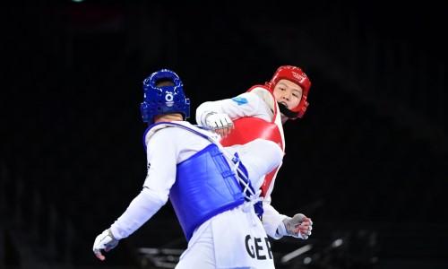 Казахстанский тхэквондист уступил «Медведю» в четвертьфинале Олимпиады-2020