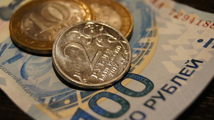 Рубль в киевских обменниках 
