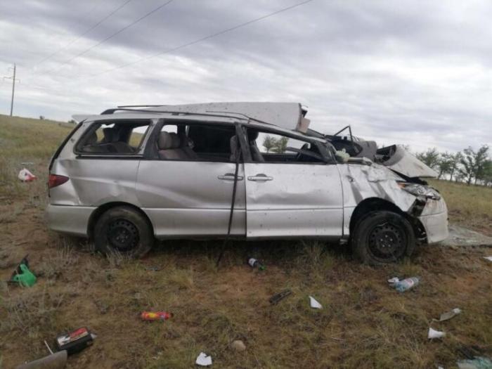 Крупное ДТП в Актобе: восемь граждан Узбекистана едва не погибли в результате аварии
