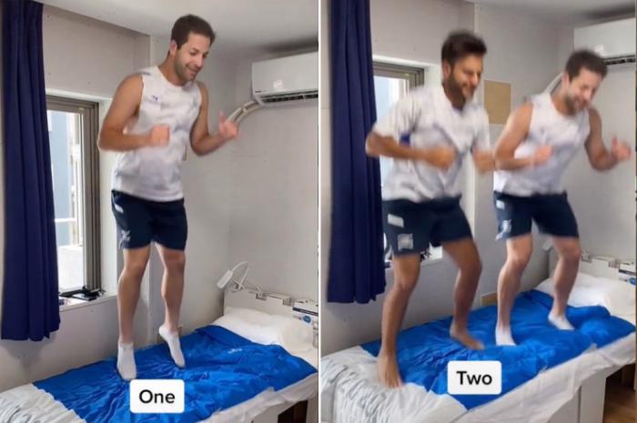 Спортсмены из сборной Израиля провели эксперимент над антисекс-кроватью в Олимпийской деревне