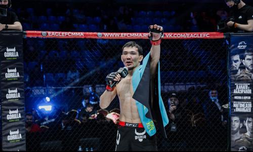 Промоушн Хабиба Нурмагомедова анонсировал поединок казахстанского бойца с серией из четырех побед подряд