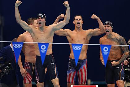 Мужская сборная США по плаванию установила мировой рекорд на Олимпиаде в Токио