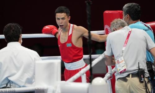 Казахстанский боксер отправил соперника в нокдаун и гарантировал себе медаль Олимпиады-2020