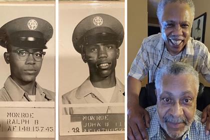 Братья сделали снимки с разницей в 60 лет и удивили пользователей одной деталью