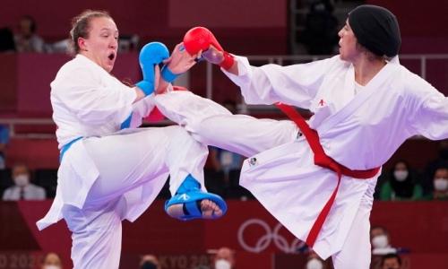 Казахстанская каратистка проиграла будущей чемпионке Олимпиады в Токио