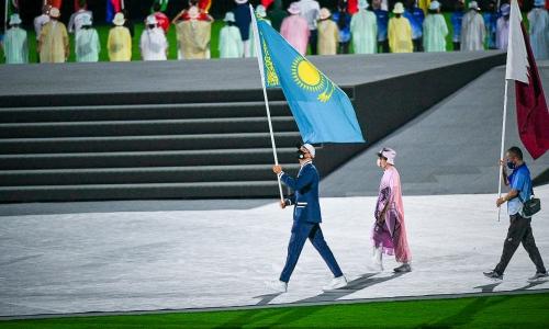 Казахстан принял участие в церемонии закрытия Олимпиады-2020. Фото