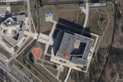 Резиденцию Лукашенко пометили на Google Maps как «Поместье диктатора»
