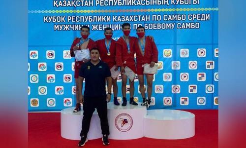 Армейские спортсмены стали победителями на Кубке Казахстана по самбо