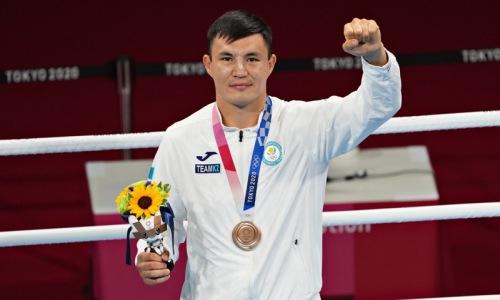 Камшыбек Кункабаев озвучил цель в профессиональном боксе после «бронзы» Олимпиады-2020