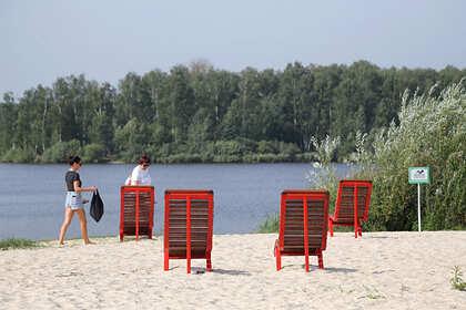 В Нижнем Новгороде открыли новый пляж с велодорожкой и зоной тихого отдыха