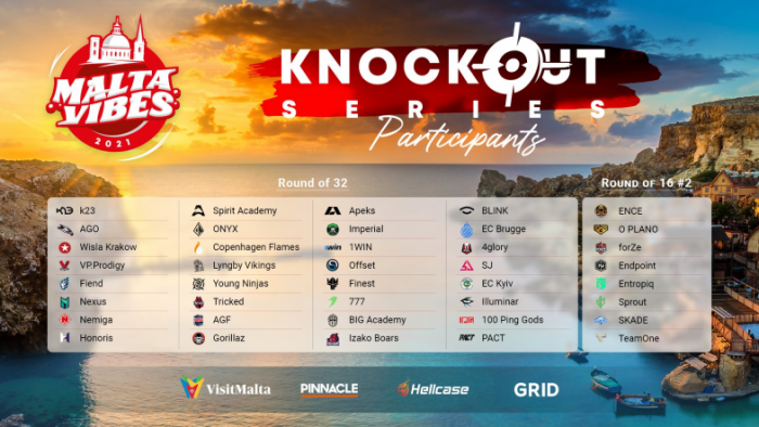 Eden Esports огласила полный список участников турнира Malta Vibes Knockout Series 1