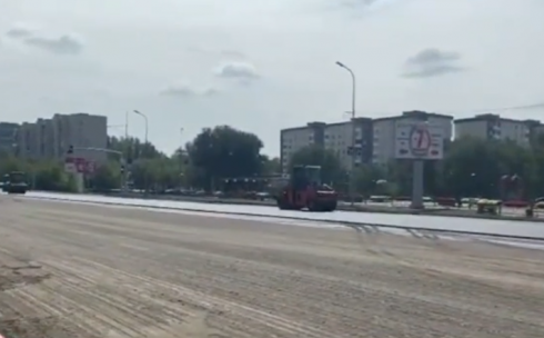 В Караганде отремонтировали перекрёсток Республики-Шахтёров