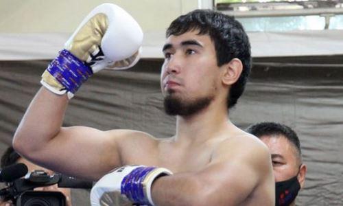 19-летний казахстанский профи-боксер узнал дату следующего боя