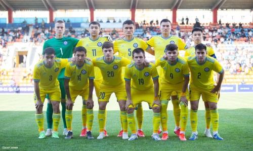 Объявлен состав молодежной сборной Казахстана на матч отбора ЕВРО-2023 против Дании