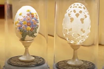 Саратовская семья освоила мастерство создания ажурных яиц