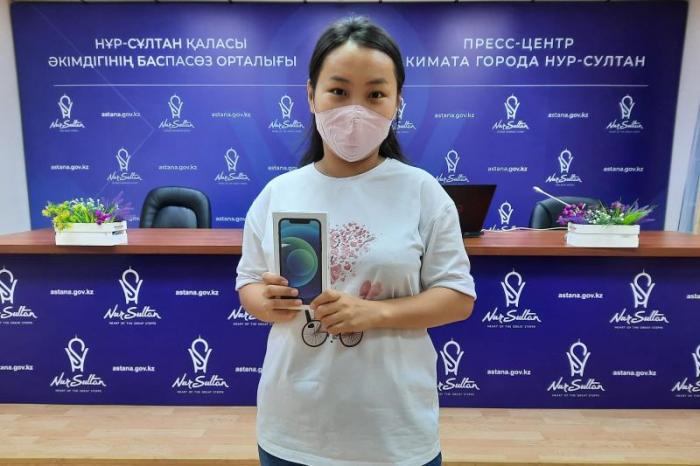 Очередной розыгрыш iPhone 12 и других ценных призов среди вакцинированных пройдёт в Нур-Султане