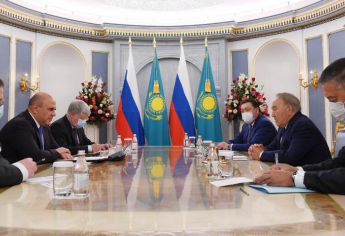 Назарбаев и Мишустин обсудили развитие сотрудничества в ЕАЭС