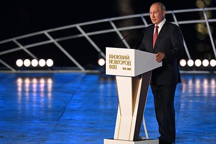 Путин оценил планы властей Нижнего Новгорода по развитию инфраструктуры