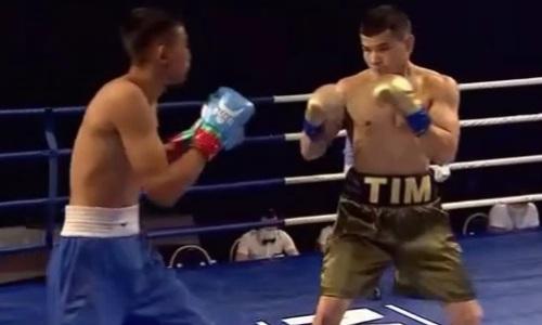Казахстанский боксер с победы дебютировал в профи